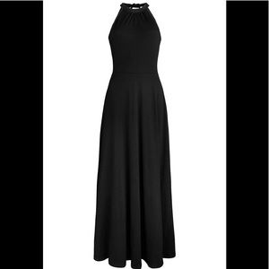 NWT Off-Shoulder Elegant Maxi Dress in Black